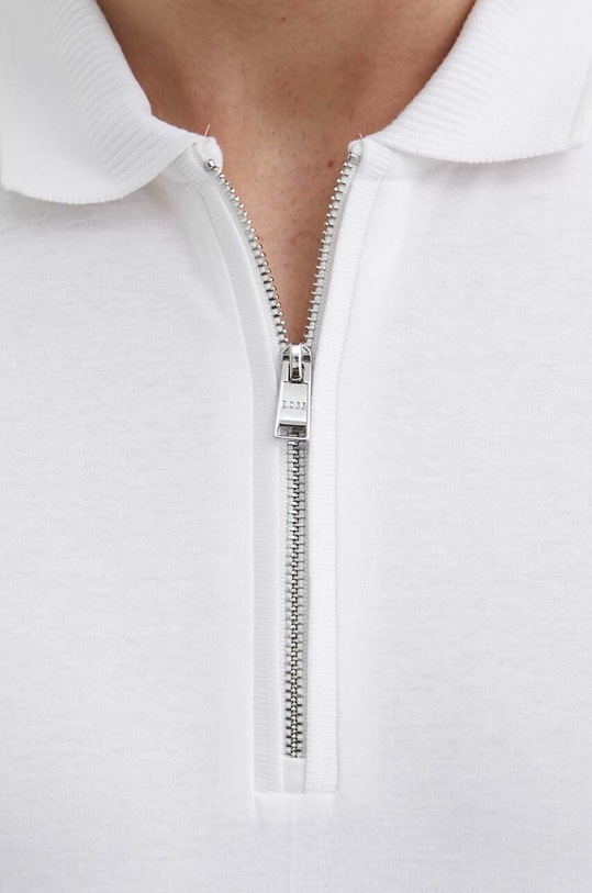 BOSS polo bawełniane 50513375 biały