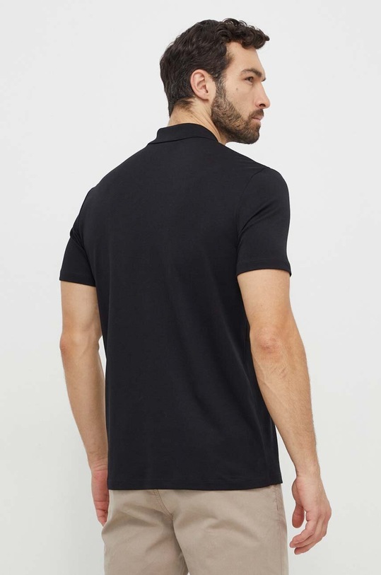 Pamučna polo majica HUGO 50509866 crna AW24