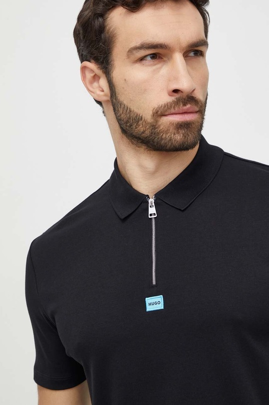 Odjeća Pamučna polo majica HUGO 50509866 crna