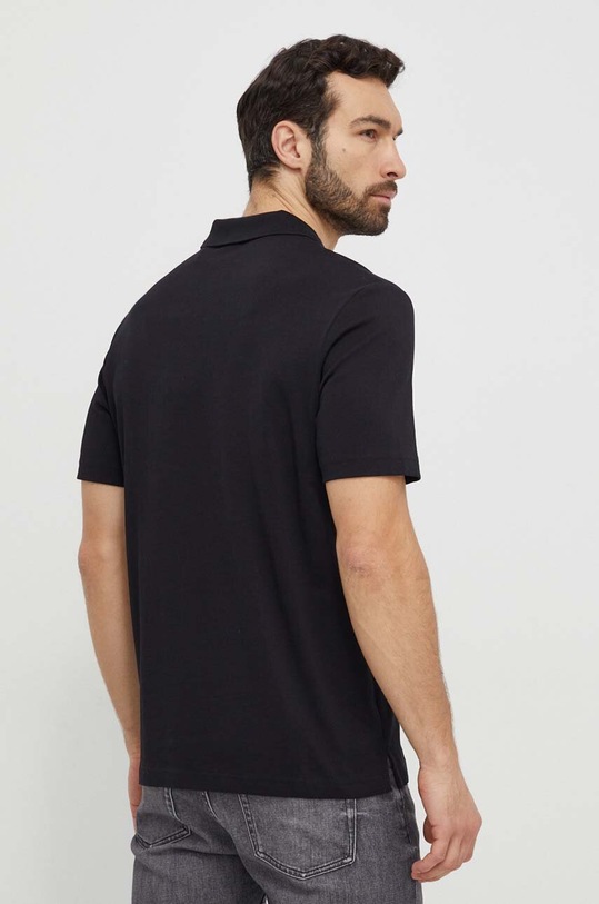 HUGO polo de bumbac 50509960 negru SS24