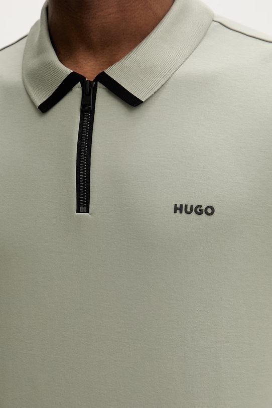 HUGO polo tričko pánske bavlnené Dalomino 50511721 zelená