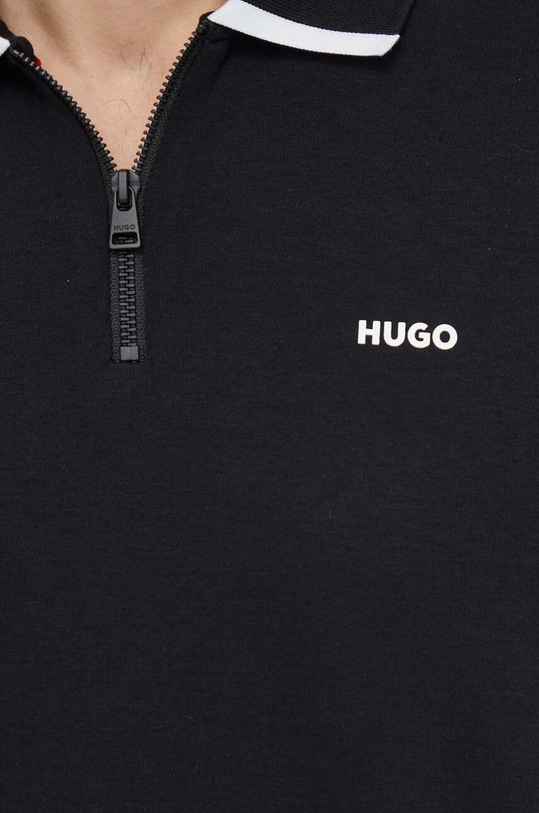HUGO polo bawełniane czarny 50511721