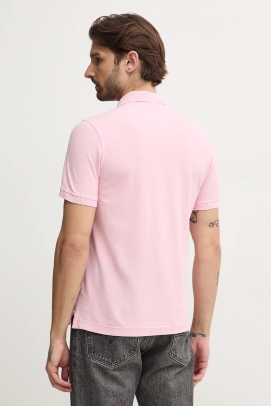 Одяг Бавовняне поло United Colors of Benetton 3089J3179 рожевий