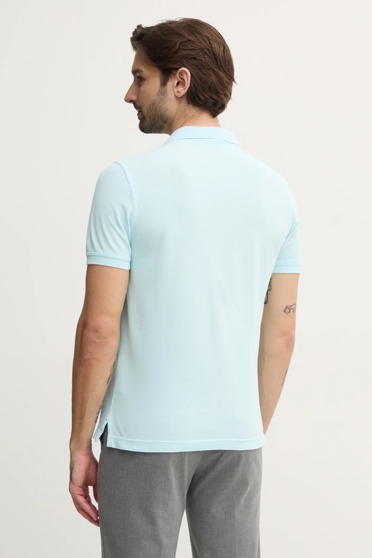 Ρούχα Βαμβακερό μπλουζάκι πόλο United Colors of Benetton 3089J3179 μπλε