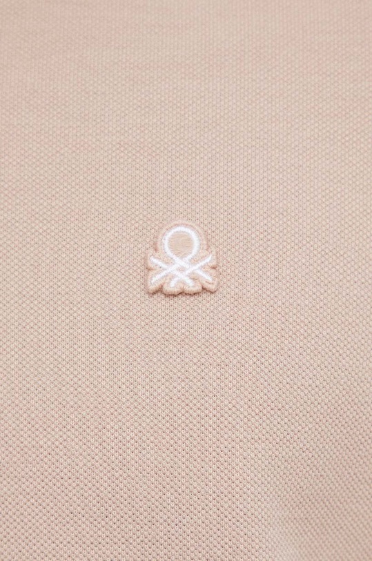 United Colors of Benetton polo bawełniane 3089J3179 różowy