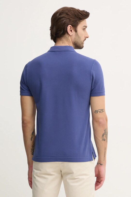 Одяг Бавовняне поло United Colors of Benetton 3089J3179 темно-синій