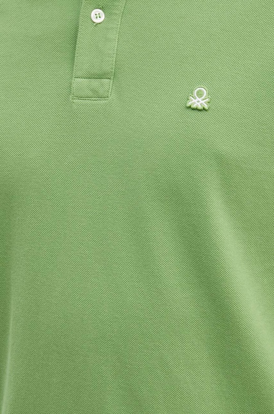 United Colors of Benetton polo bawełniane 3089J3179 zielony