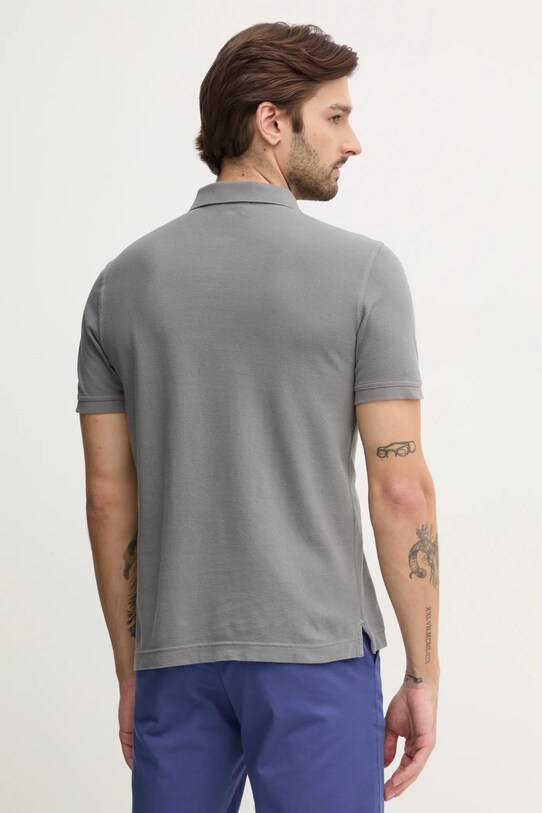 Одяг Бавовняне поло United Colors of Benetton 3089J3179 сірий