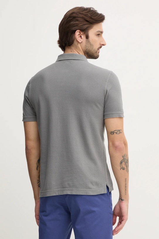 Îmbrăcăminte United Colors of Benetton polo de bumbac 3089J3179 gri