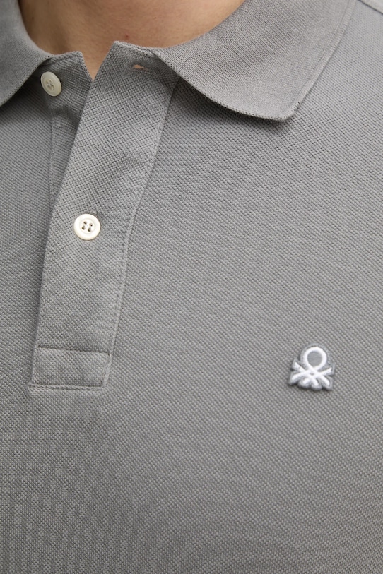 United Colors of Benetton polo de bumbac 3089J3179 gri