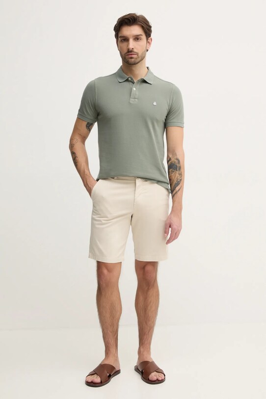 United Colors of Benetton polo de bumbac 3089J3179 verde AA00