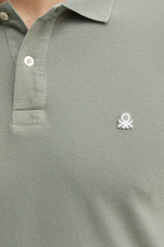 United Colors of Benetton polo bawełniane 3089J3179 zielony