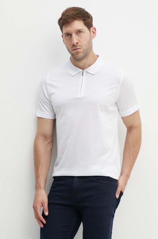 Karl Lagerfeld polo de bumbac alb 533200.745080