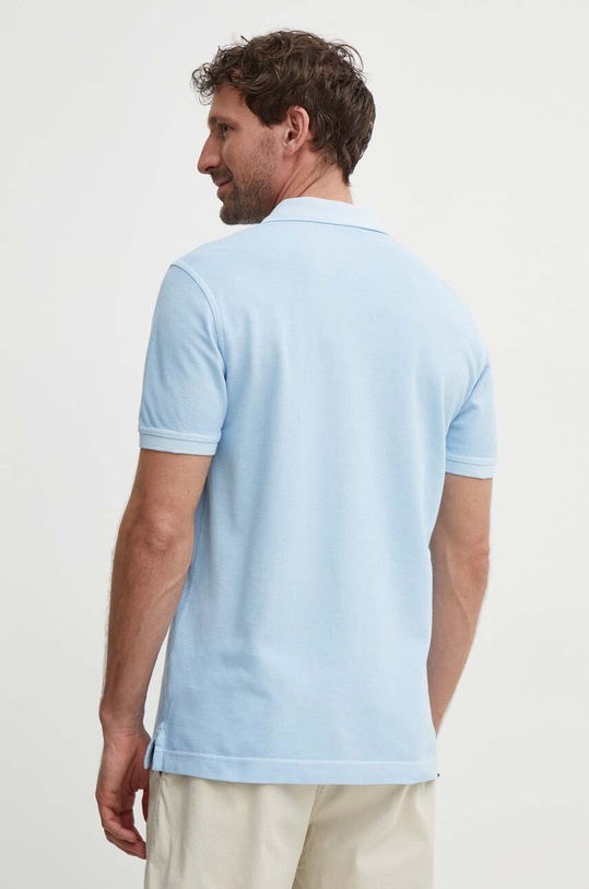 Odzież United Colors of Benetton polo bawełniane 3089U301K niebieski