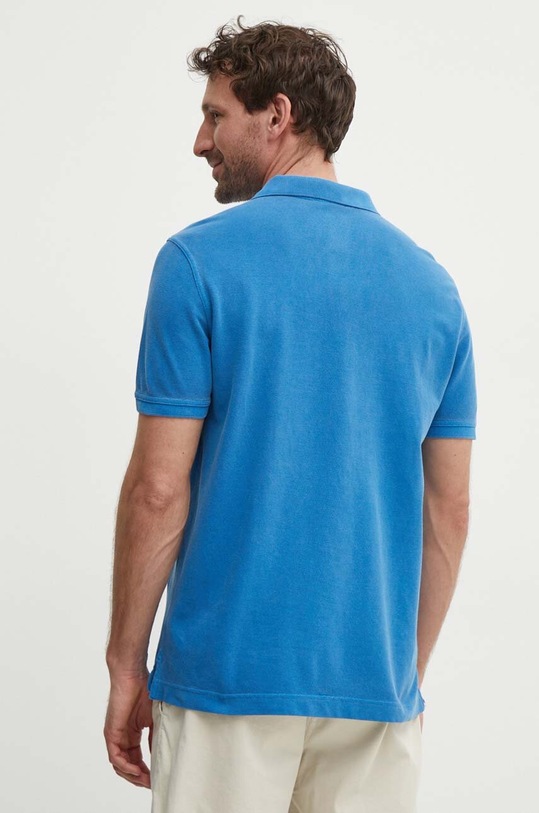Odzież United Colors of Benetton polo bawełniane 3089U301K niebieski