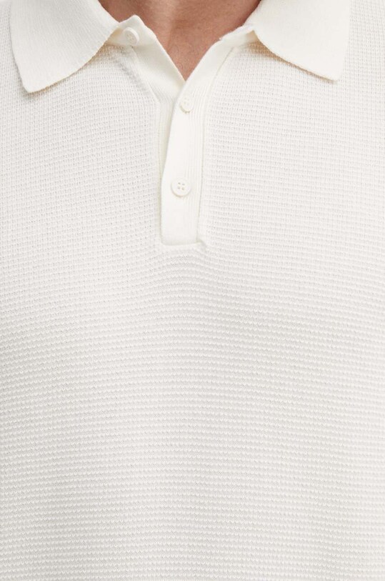 Хлопковое поло United Colors of Benetton 1194U3013 бежевый