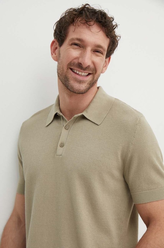United Colors of Benetton polo bawełniane bawełna zielony 1194U3013