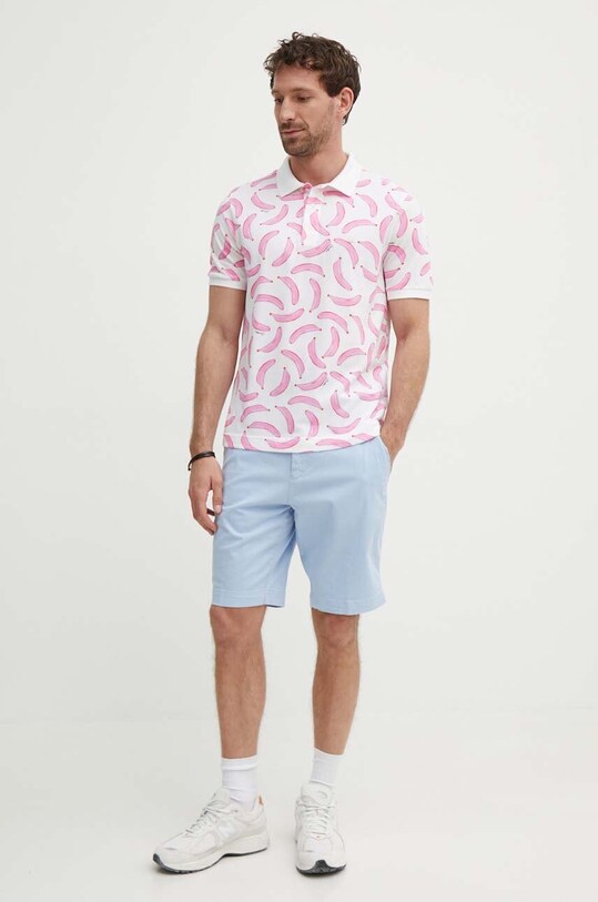 United Colors of Benetton polo in cotone 325RU301V bianco SS24