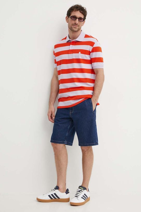 United Colors of Benetton polo bawełniane 3JFPU301T multicolor SS24