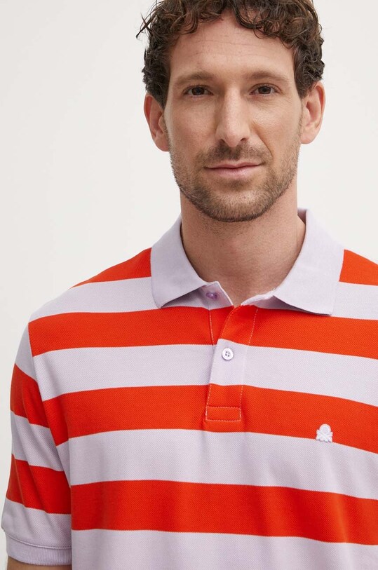 Bavlnené polo tričko United Colors of Benetton viacfarebná 3JFPU301T