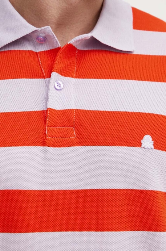 United Colors of Benetton polo bawełniane 3JFPU301T multicolor