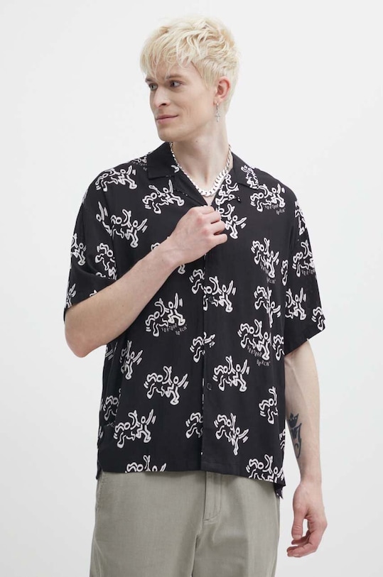Vertere Berlin koszula casual czarny VER.SH12