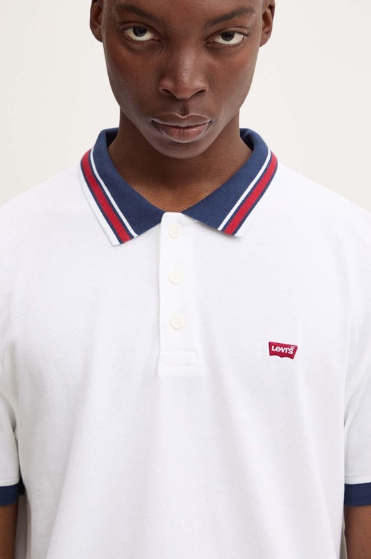 Levi's polo bawełniane beżowy 35883