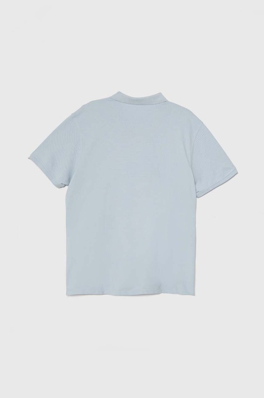 Bavlněné polo tričko Levi's 35883 modrá SS25