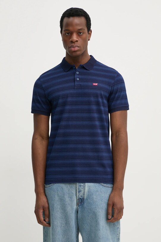 Levi's polo de bumbac regular bleumarin 35883