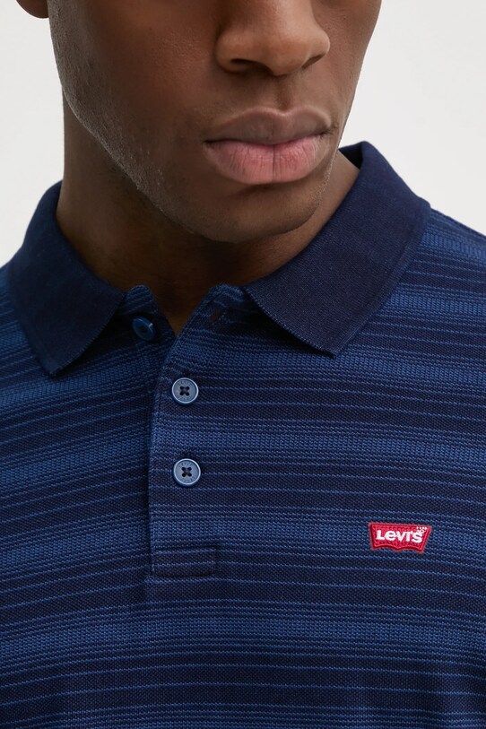 Levi's polo de bumbac 35883 bleumarin
