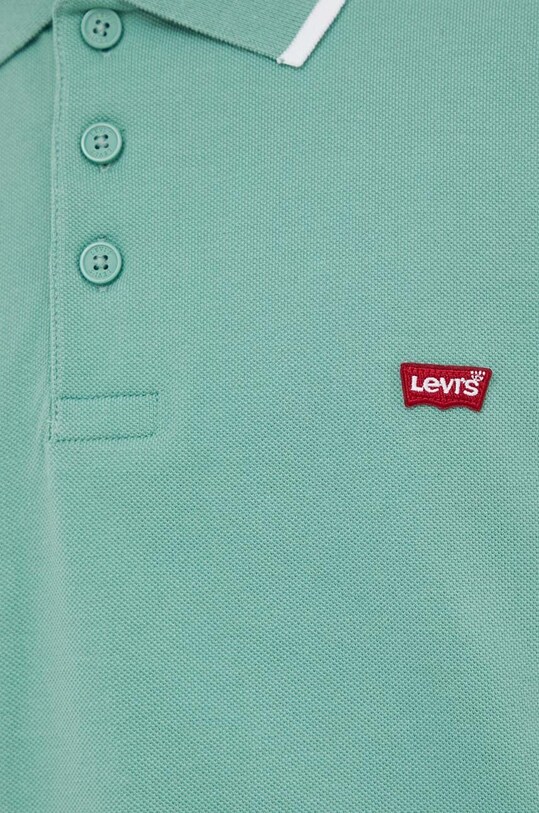 Levi's polo bawełniane 35883 zielony
