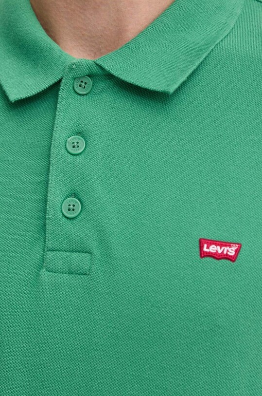 Bavlnené polo tričko Levi's 35883 zelená