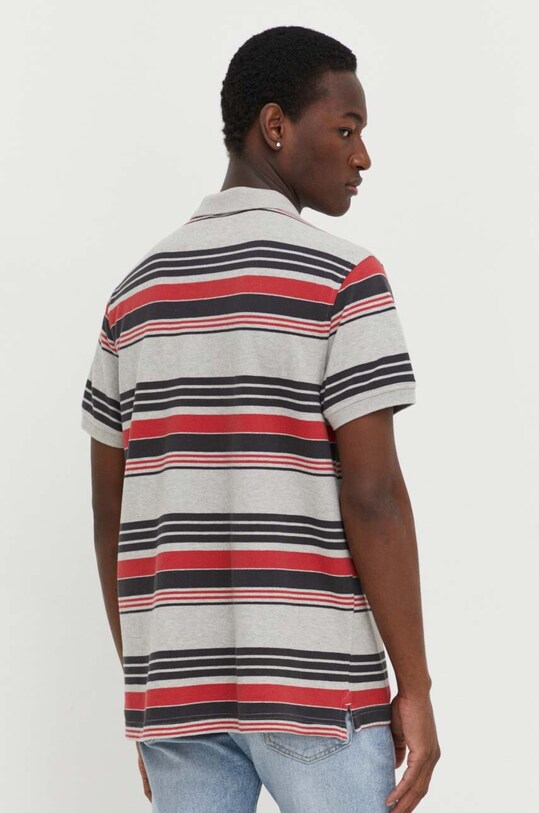 Odzież Levi's polo bawełniane 35883 szary