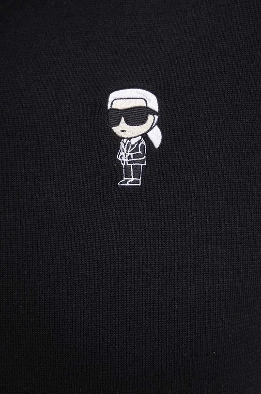 Karl Lagerfeld polo bawełniane 542398.655006 czarny