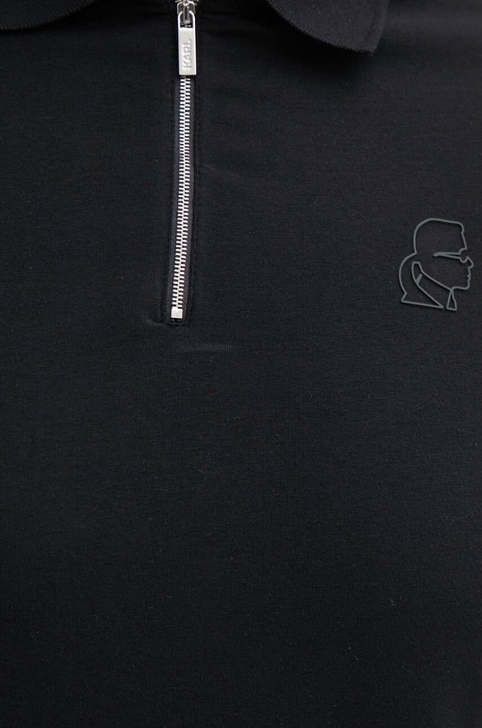 Тениска с яка Karl Lagerfeld 542221.745018 черен