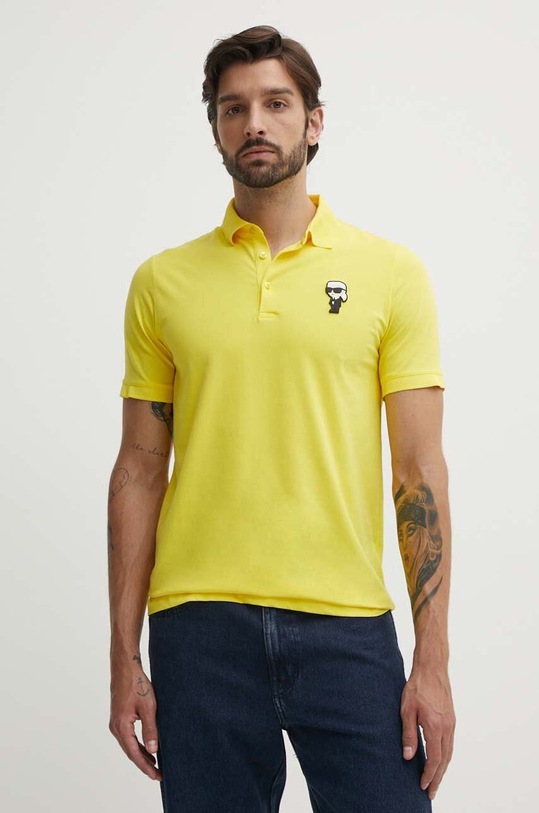 Karl Lagerfeld polo regular żółty 542221.745022