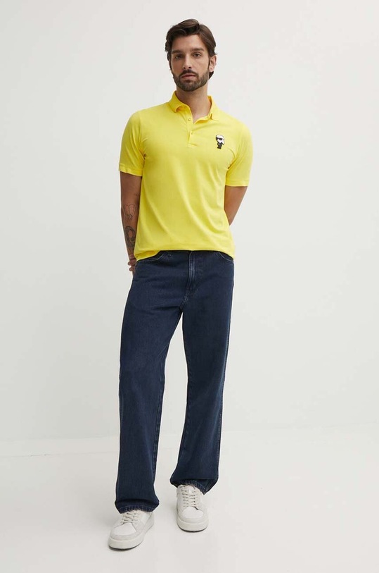 Karl Lagerfeld polo 542221.745022 żółty SS24
