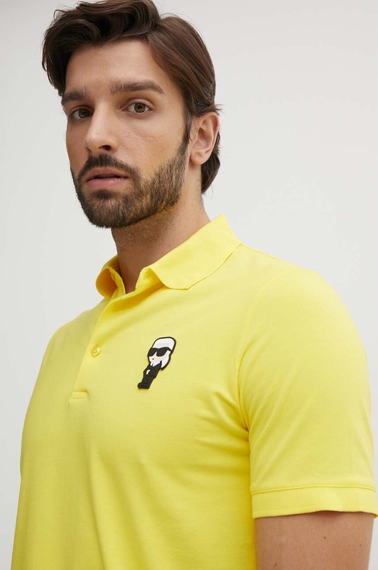 Karl Lagerfeld polo żółty 542221.745022