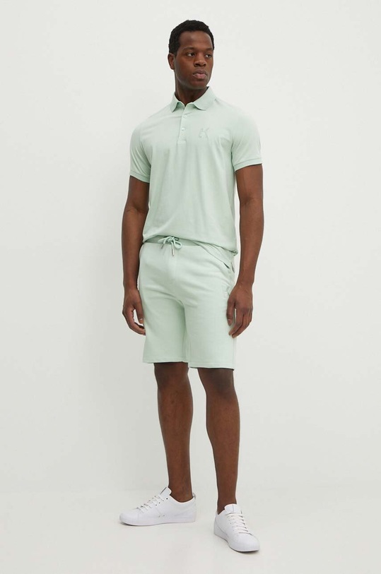 Karl Lagerfeld tricou polo 542221.745890 turcoaz SS24