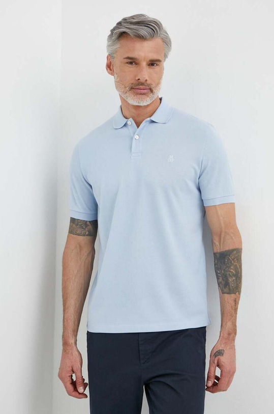 Marc O'Polo polo bawełniane bawełna niebieski 423223053092