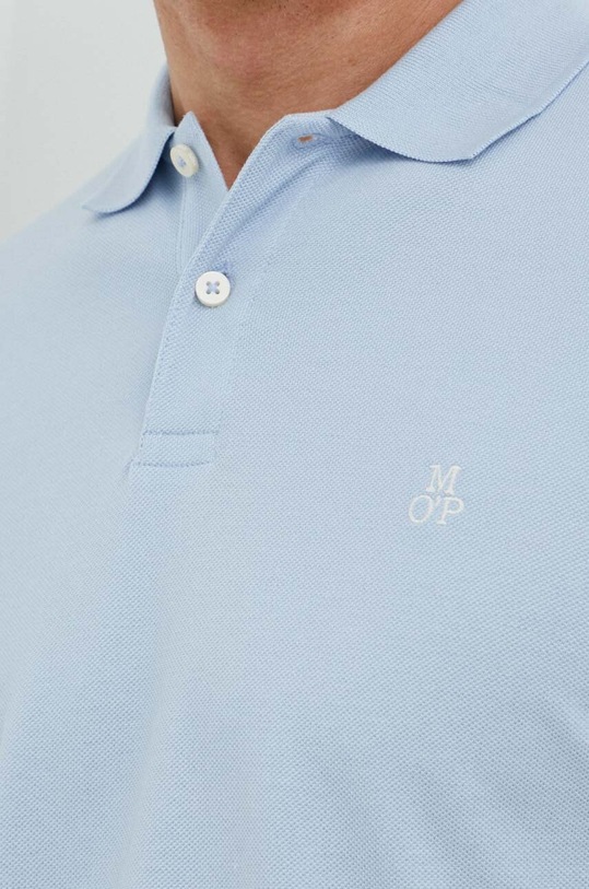 Marc O'Polo polo bawełniane niebieski 423223053092