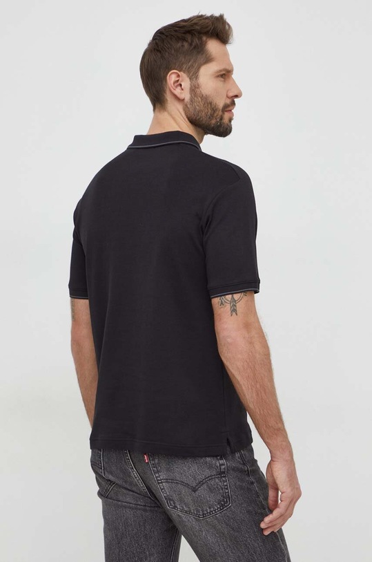Odzież Calvin Klein polo bawełniane K10K112463 czarny
