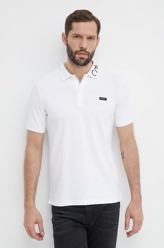 Calvin Klein polo K10K112467 biały SS24