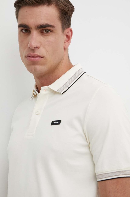 Πόλο Calvin Klein μπεζ K10K112469