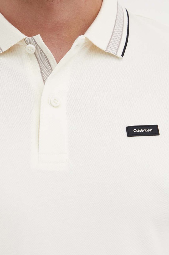 Πόλο Calvin Klein K10K112469 μπεζ