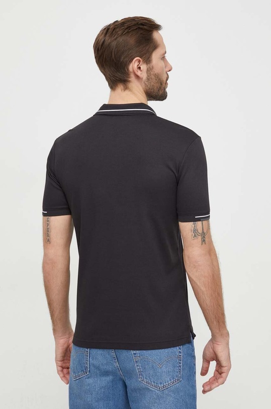 Calvin Klein polo de bumbac K10K112477 negru SS24