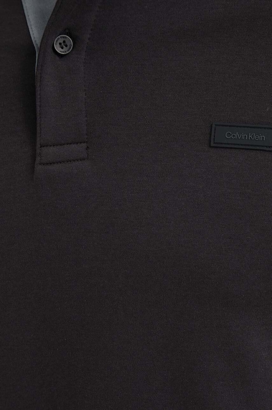 Calvin Klein polo de bumbac negru K10K112477