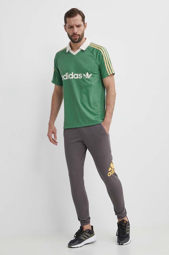 adidas Originals polo IR9381 zielony SS24