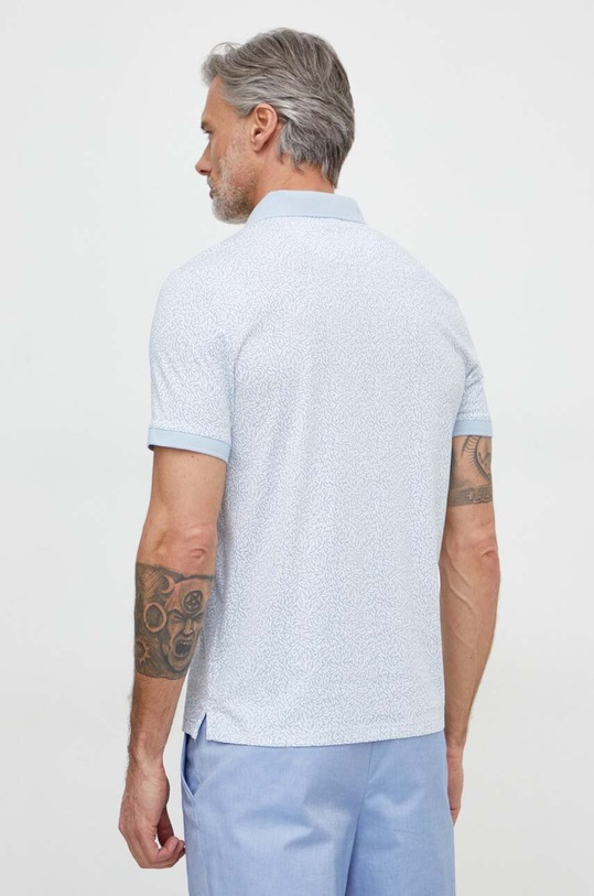 Odzież Michael Kors polo bawełniane CS451YHDV0 niebieski