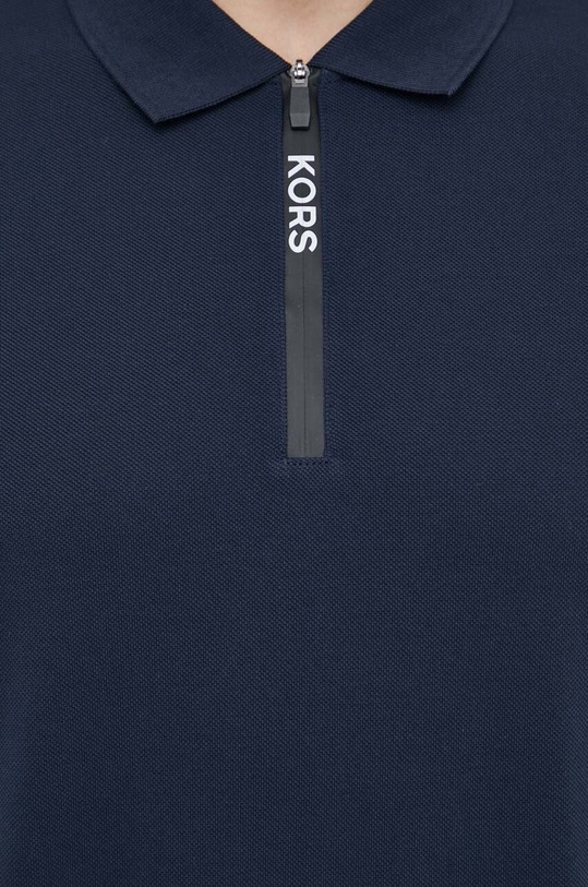 Michael Kors polo bawełniane CS350DD2ZY granatowy